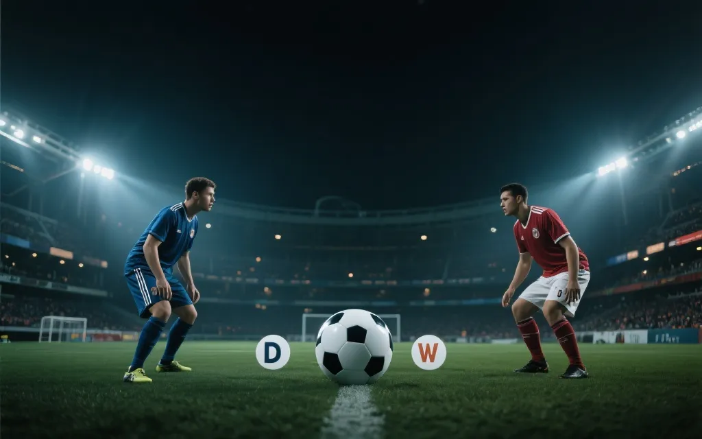 世界杯赛场：强队与黑马对决的紧张氛围，抽签分档象征元素